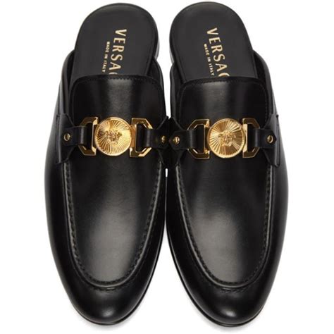 versace slipper mens|Versace loafers men's.